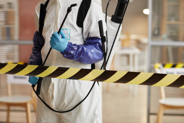 Professional Blood Cleanup technician working in Lowell, MI